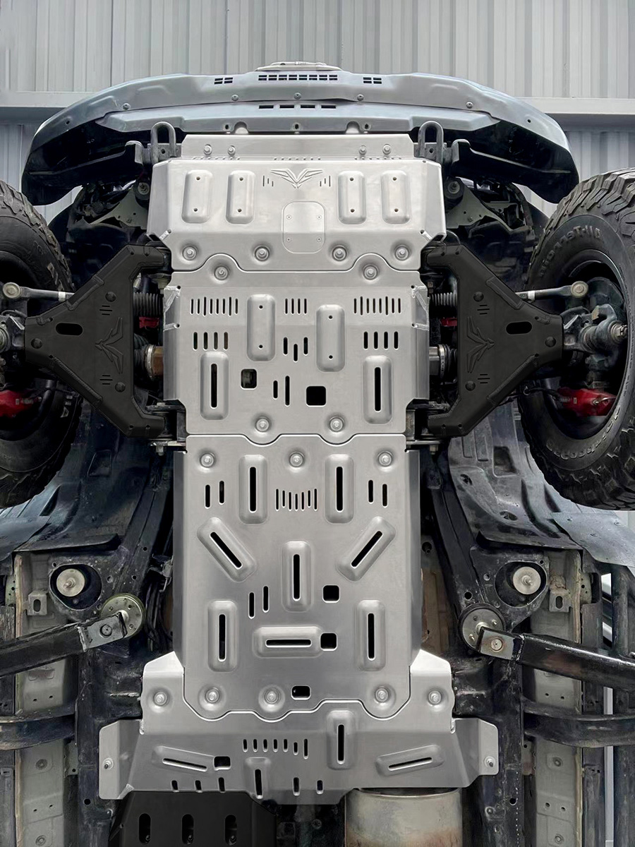Защита Falcon радиатора, картера, РК, КПП для TANK 300 Off-road version, расширенная., алюминиевая, 8 мм
