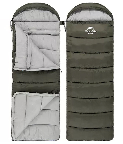 3.Мешок спальный Naturehike U250, (190х30)х75 см, (левый) (ТК: +6°C), темно-зеленый 3.Мешок спальный Naturehike U250, (190х30)х75 см, (левый) (ТК: +6°C), темно-зеленый