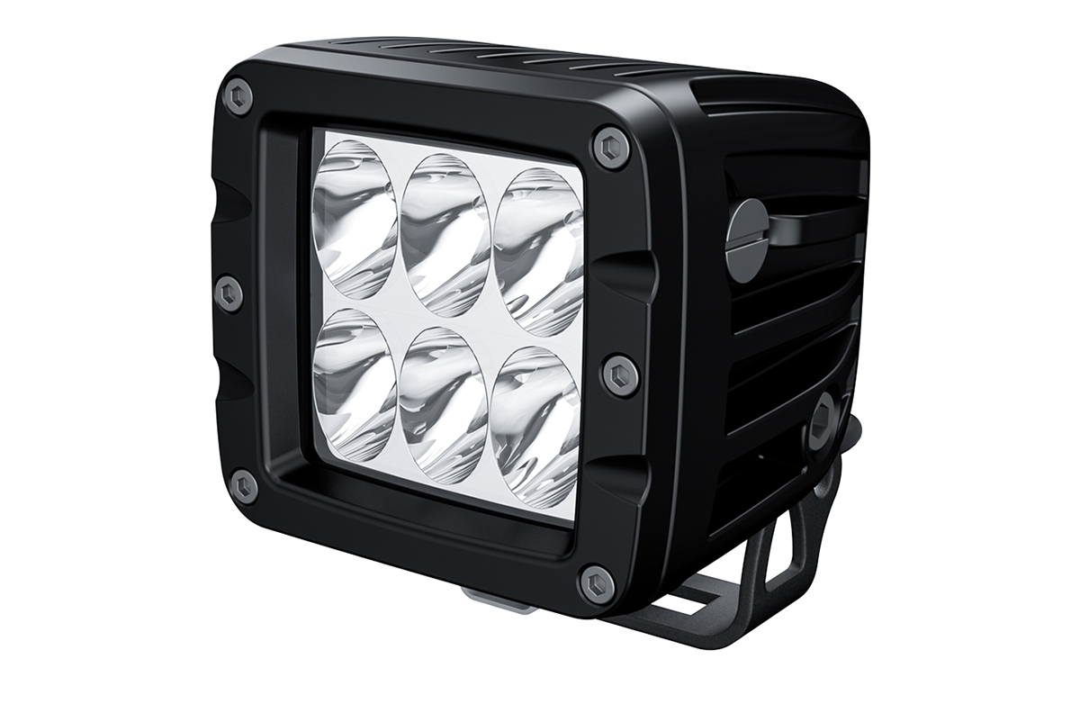 Светодиодные фары водительского света AURORA 76x76 мм 30W LED (комплект 2 шт)