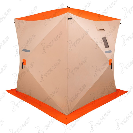 4 Палатка зимняя Куб 2.0х2.0 Oxford 300D PU 1000 PREMIER