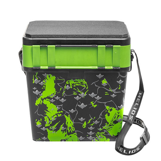 3 Ящик рыболовный зимний HELIOS SHARK салатовый