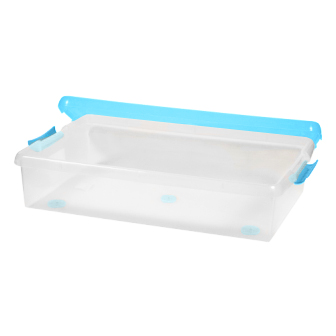 5 Короб для хранения IRIS THIN BOX 85л, прозрачный-голубой 5 Короб для хранения IRIS THIN BOX 85л, прозрачный-голубой