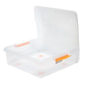 1 Короб для хранения IRIS THIN BOX 35л, прозрачный 1 Короб для хранения IRIS THIN BOX 35л, прозрачный