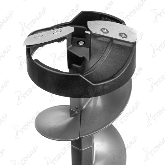 3 Шнек пластиковый под шуруповерт ULTRALITE 130R правое вращение, серый