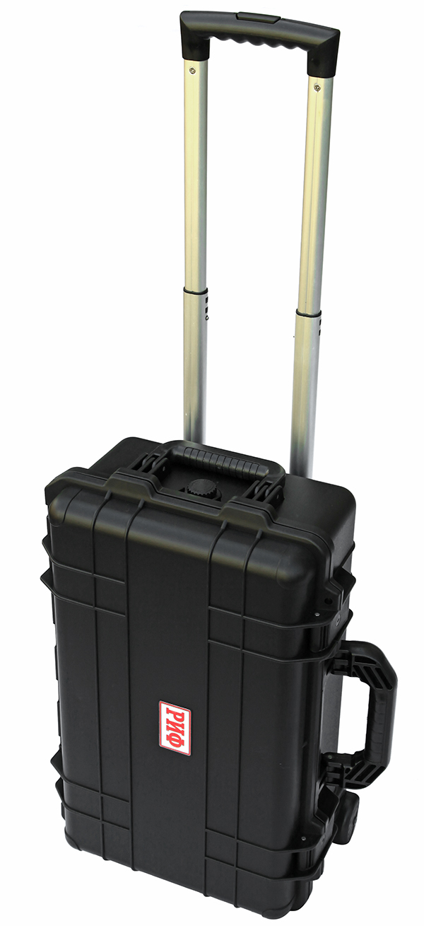 Кейс защитный ударопрочный РИФ 530х355х225 мм на колесах с телескопической ручкой IP67
