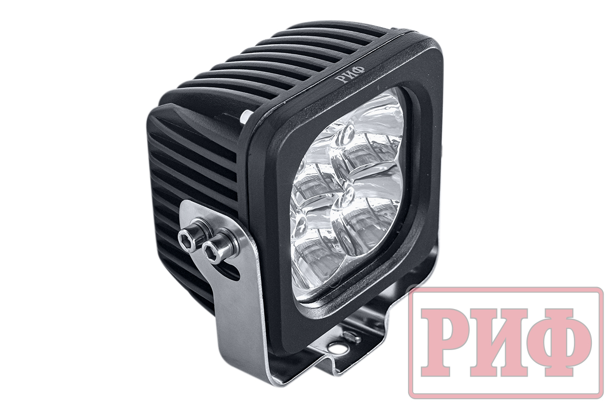 Светодиодная фара рабочего света РИФ 101 мм 40W