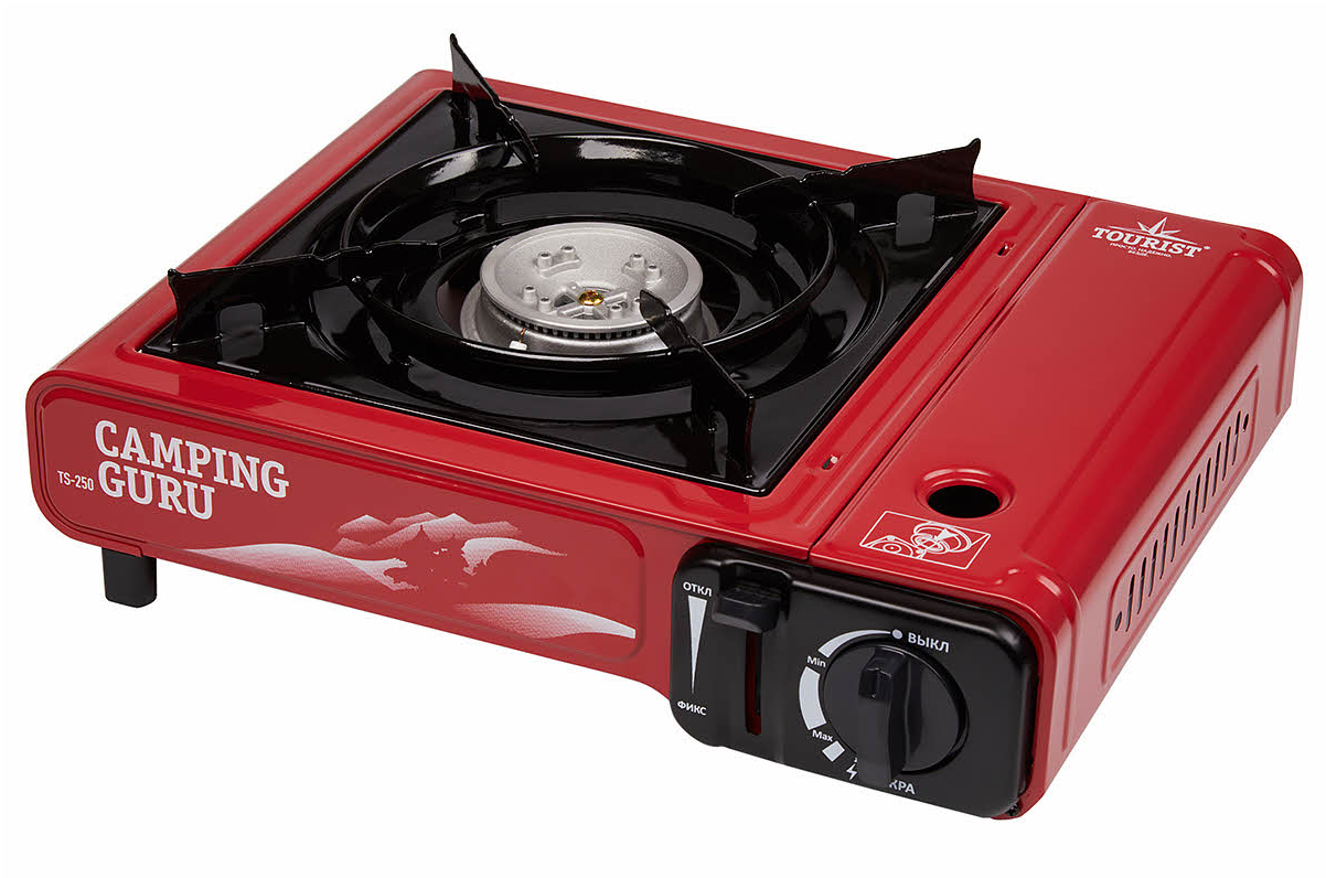 Плита газовая TOURIST CAMPING GURU, портативная, в кейсе