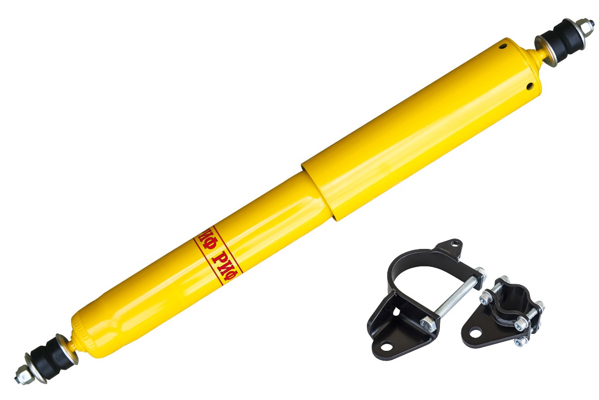 Демпфер РИФ рулевой с кронштейнами ГАЗ Соболь 4x4 до 2020