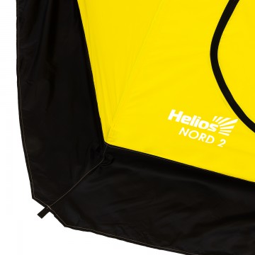 Палатка-зонт зимняя HELIOS NORD-2 с дышащим верхом (желтый/черный)