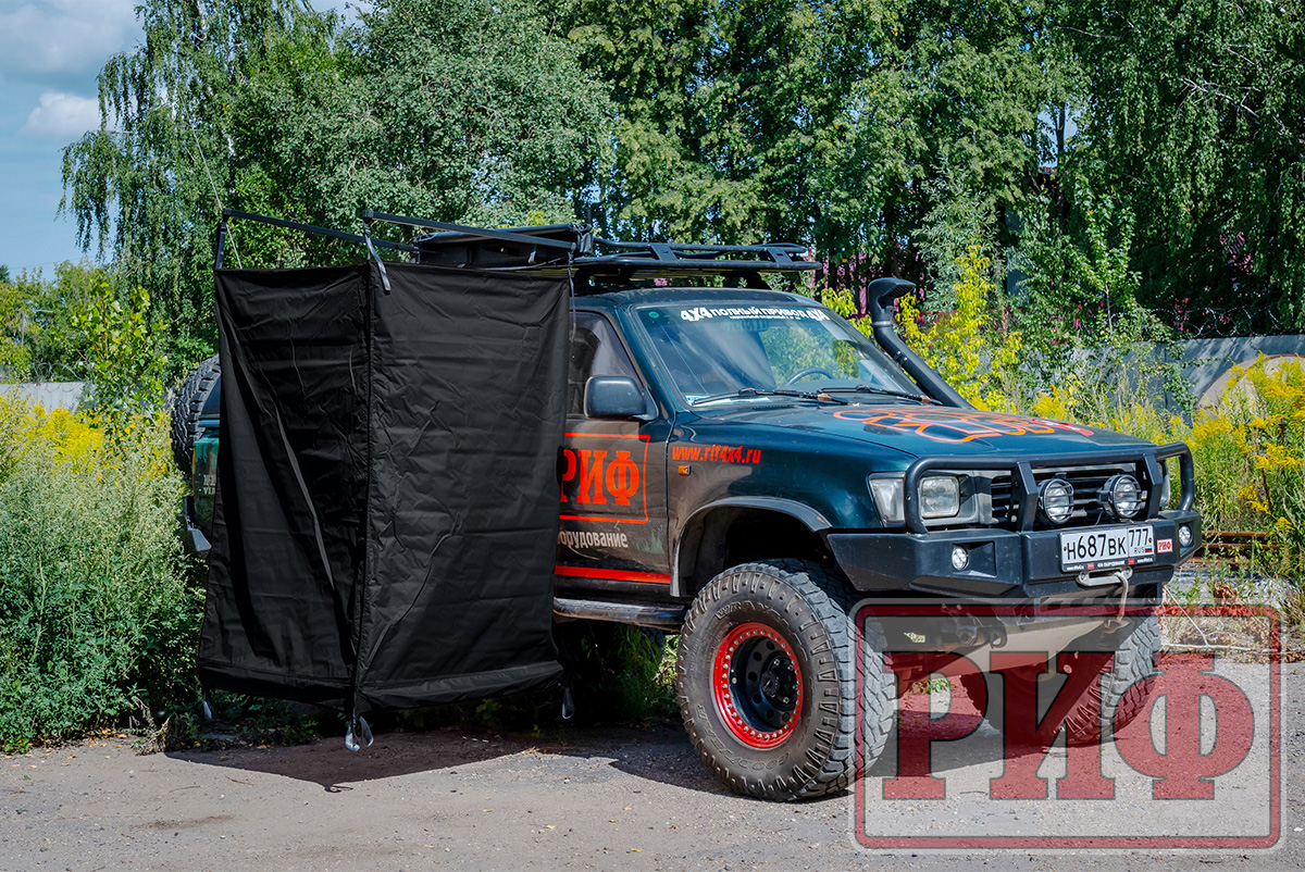 Маркиза-душ РИФ 100х180 см, черная