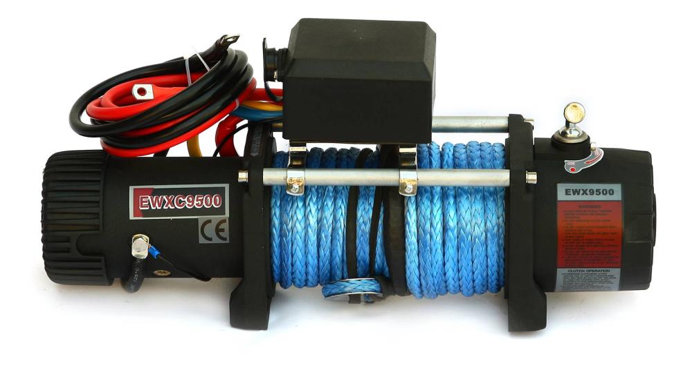 Лебёдка электрическая высокоскоростная 12V Runva EWXC9500SSR 4350 кг (синтетический трос) Лебёдка электрическая высокоскоростная 12V Runva EWXC9500SSR 4350 кг (синтетический трос)