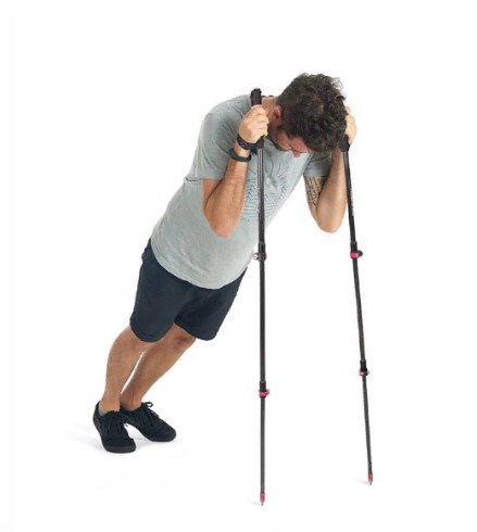 2.Палки треккинговые, карбон, ST10, голубые, для ходьбы (2 шт.)