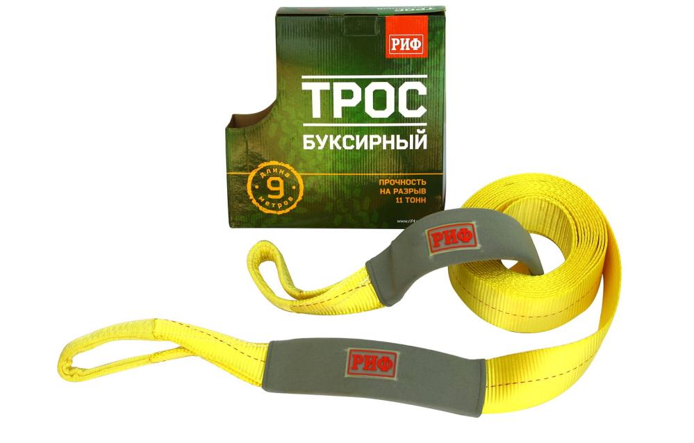 Трос буксировочный РИФ 11 т/9 м (75 мм) Трос буксировочный РИФ 11 т/9 м (75 мм)
