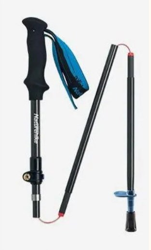 1.Палки треккинговые, карбон, ST07, фиолетовые, для ходьбы (2 шт.)