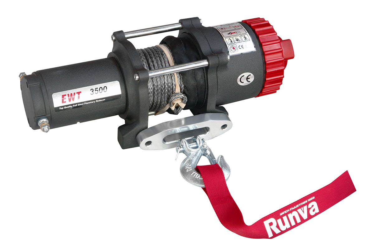 Лебёдка электрическая 12V Runva EWT3500ASR 1588 кг (синтетический трос) Лебёдка электрическая 12V Runva EWT3500ASR 1588 кг (синтетический трос)