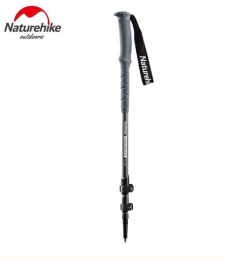 Палки треккинговые, алюминиевые, ST03, серые, для ходьбы (2 шт.)