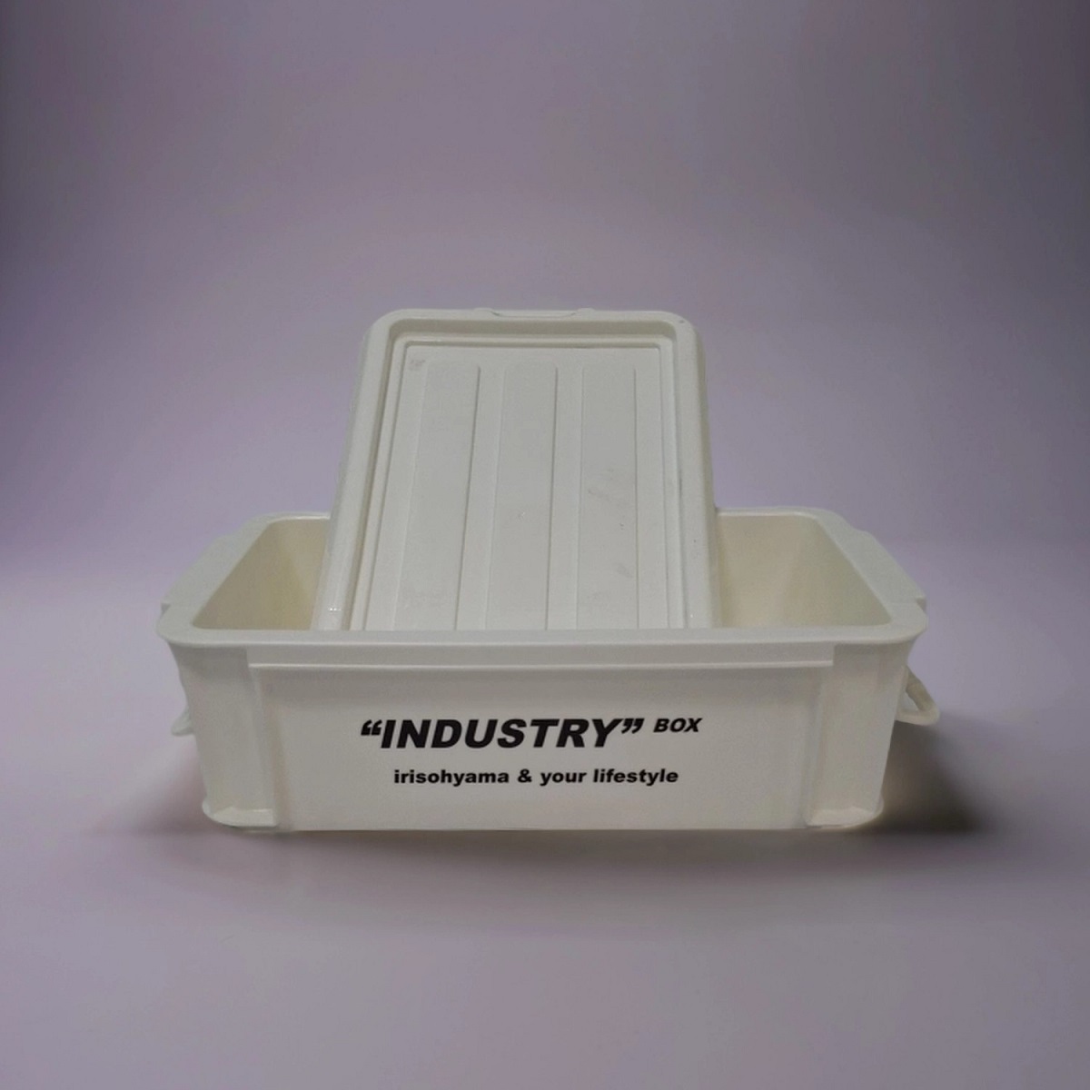 Контейнер IRIS для хранения, с крышкой, белый