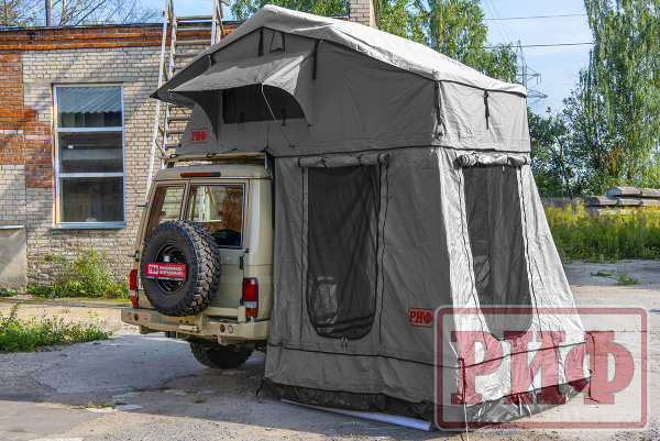 1 Тамбур к палатке РИФ Soft RT02-140 PRO, тент серый