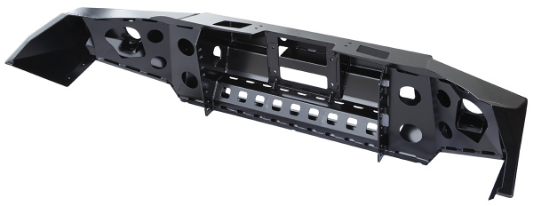 Бампер РИФ силовой передний Mitsubishi L200 2015-2019 с доп. фарами и защитой бачка омывателя