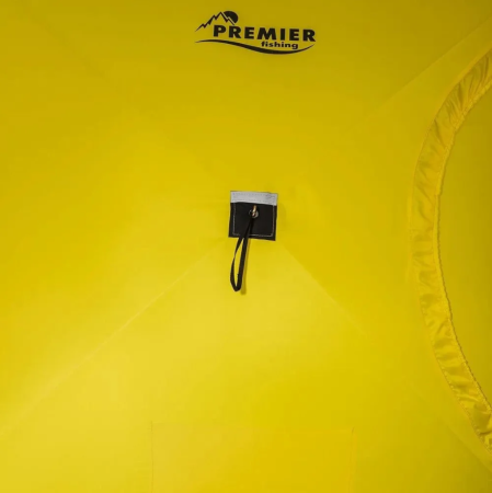 4 Палатка зимняя PREMIER Куб-2, желтый/серый