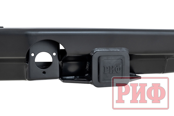 Бампер РИФ силовой задний УАЗ Патриот 2015+ с квадратом под фаркоп, стандарт