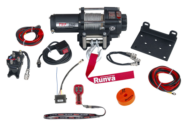 Лебёдка электрическая 12V Runva 2500A lbs 1140 кг