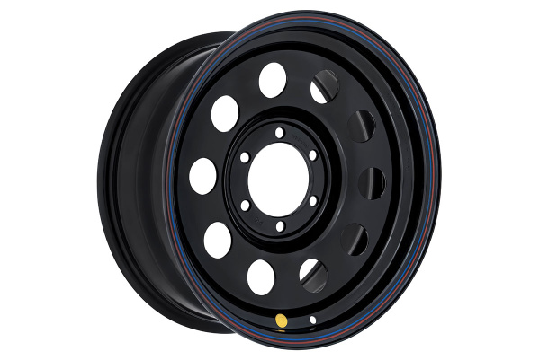 Диск усиленный Тойота Ниссан стальной черный 6x139,7 8xR17 d110 ET+15 (уценка)