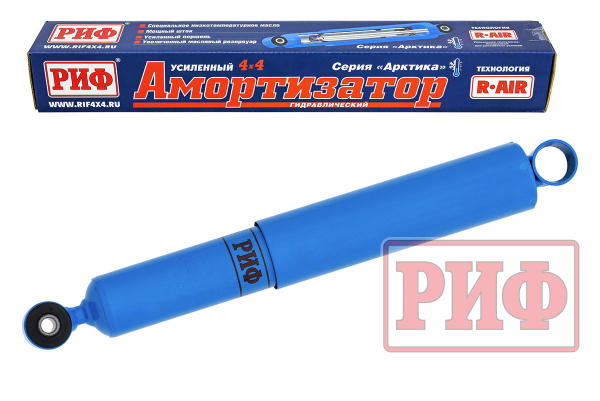 Амортизатор усиленный РИФ "Арктика" передний УАЗ Хантер штатный (уценка)