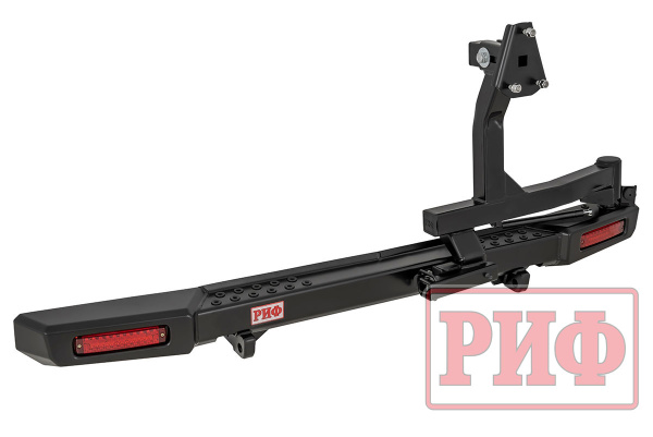 Бампер РИФ силовой задний УАЗ Буханка с фонарями, калиткой, возможн. уст. фаркопа, стандарт