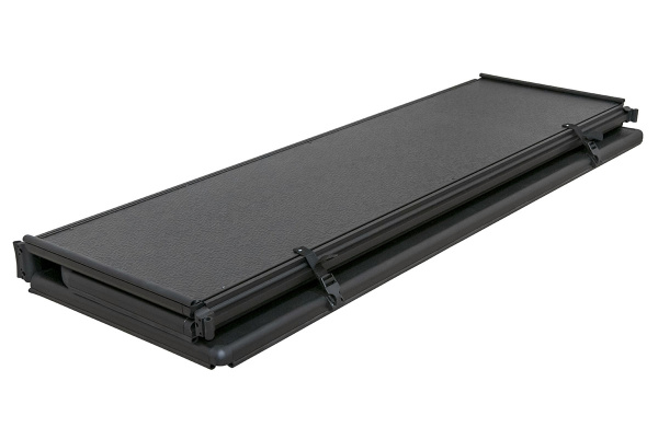 Крышка кузова Mitsubishi L200 2013-2015, трёхсекционная, алюминиевая, черная