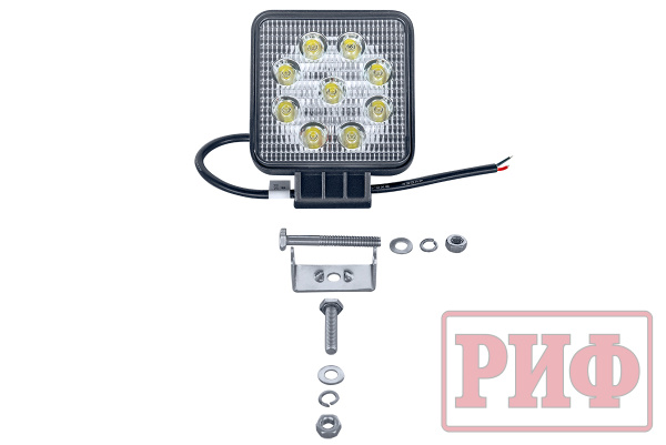 Светодиодная фара рабочего света РИФ 107 мм 27W