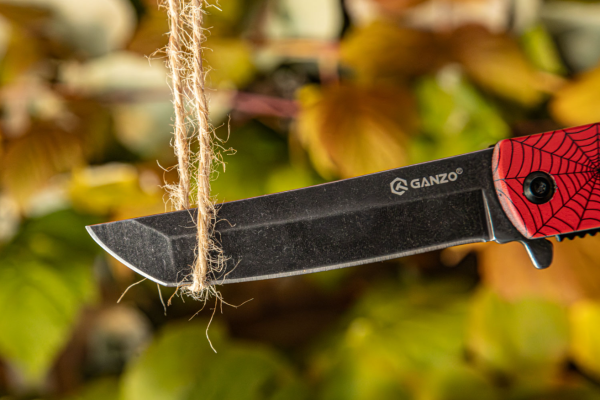 Нож GANZO, G626-GS Красный Самурай, длина клинка 96 мм