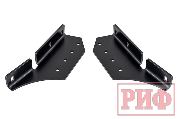 Бампер задний силовой/защита штатного бампера РИФ Nissan Patrol Y62 c квадратом под фаркоп