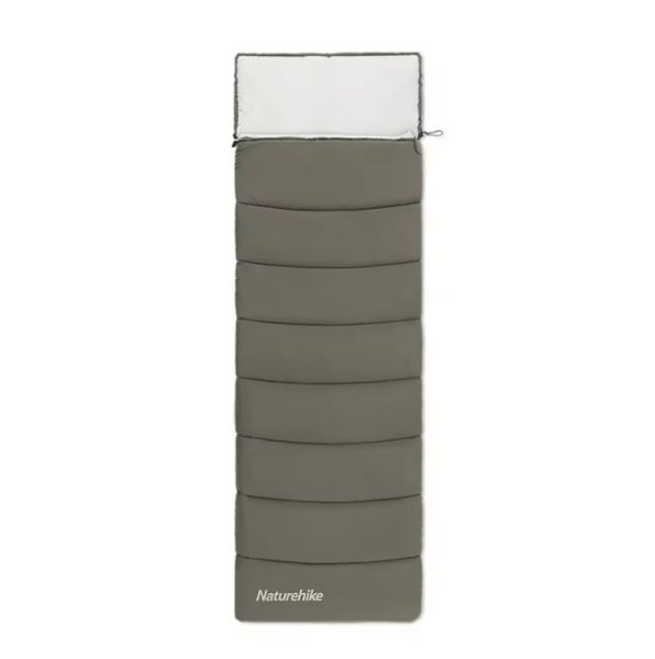 Мешок спальный Naturehike Lingdong, 225х75см, (ТК: +7C), (правый), зеленый