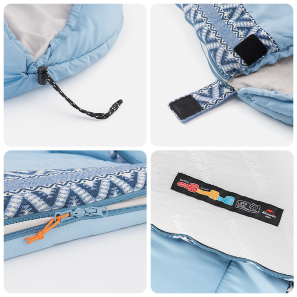 3.Мешок спальный Naturehike Envelope Down L350, (190+30)х75 см, (правый) (ТК: +3°C), (голубой) 3.Мешок спальный Naturehike Envelope Down L350, (190+30)х75 см, (правый) (ТК: +3°C), (голубой)