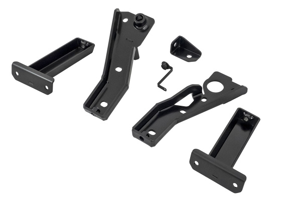 Бампер передний силовой/защита штатного бампера РИФ Renault Duster 2015-2020 с квадратом под фаркоп и защитой радиатора