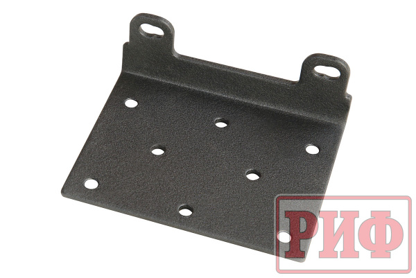 Лебёдка переносная РИФ 2500A c малой площадкой и проводами (в сборе) стальной трос