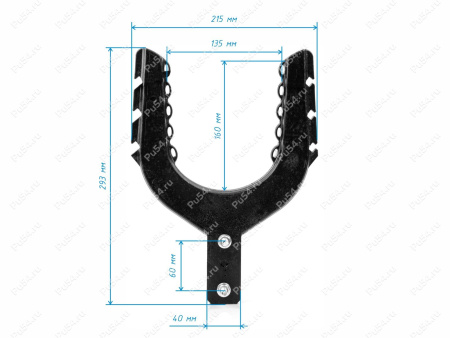 Крепление-рогатка, U-образное