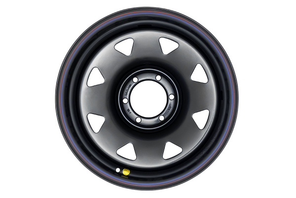 Диск усиленный стальной черный 6x139,7 8xR18 d110 ET+15 (треуг.)
