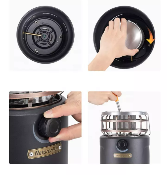 Обогреватель газовый Naturehike многофункциональный, 2,7 кВт