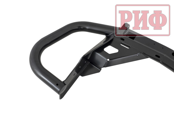 Бампер РИФ задний силовой/защита штатного бампера Haval H5 2019-2021 c квадратом под фаркоп