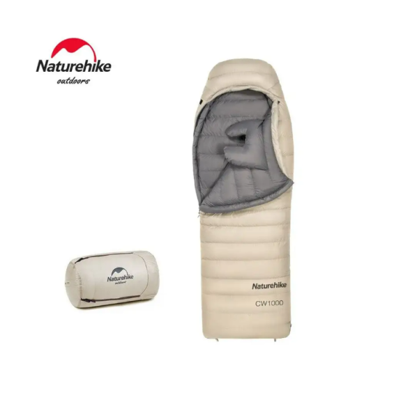 4 Мешок спальный Naturehike CW1000, 220х80 см, (правый) (ТК: -5C), бежевый 4 Мешок спальный Naturehike CW1000, 220х80 см, (правый) (ТК: -5C), бежевый