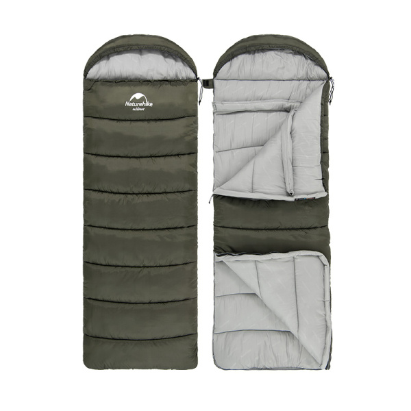 Мешок спальный Naturehike U350S, (190х30)х75 см, (правый) (ТК: -3C), темно-зеленый Мешок спальный Naturehike U350S, (190х30)х75 см, (правый) (ТК: -3C), темно-зеленый