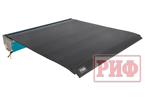 Крышка кузова РИФ для Great Wall Poer, роллета раздвижная с электроприв. 1575х1590 мм, алюм., черн.