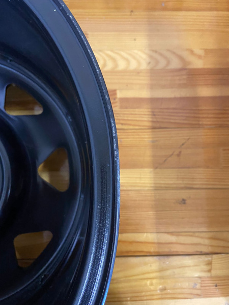 4 Диск усиленный УАЗ стальной черный 5x139,7 8xR16 d110 ET+20 (треуг. мелкий) (уценка)