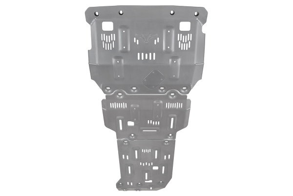 Защита Falcon радиатора, картера, РК, КПП для Haval H5 4 2.0T, бензин, (2023+), алюминий, 8 мм