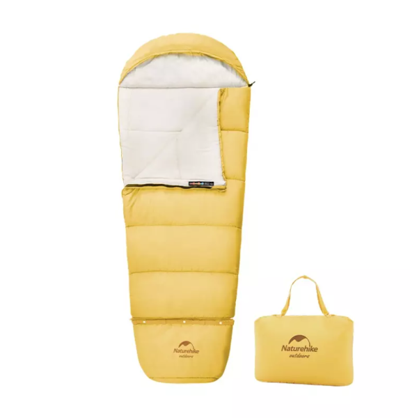Мешок спальный Naturehike Child C180, 190х75 см, (правый) (ТК: +12°C), Желтый Мешок спальный Naturehike Child C180, 190х75 см, (правый) (ТК: +12°C), Желтый