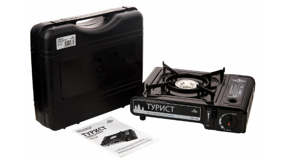 Плита газовая TOURIST Турист, портативная, в кейсе