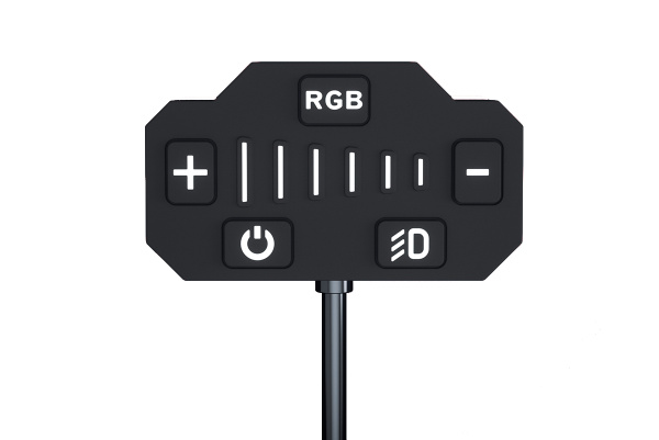 Светодиодная фара комбинированного света AURORA 508 мм 248W LED с RGB подсветкой