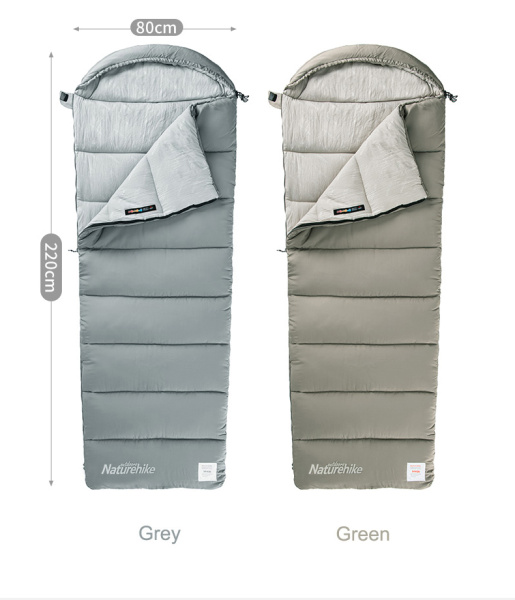 1 Мешок спальный Naturehike Evenlope M300, (190+30)х75 см, (правый) (ТК: +6°C), серый 1 Мешок спальный Naturehike Evenlope M300, (190+30)х75 см, (правый) (ТК: +6°C), серый